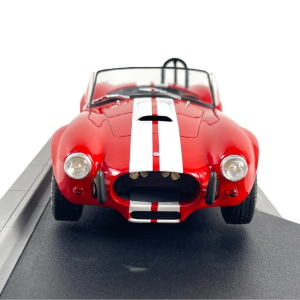 SHELBY COBRA 427 S/C SPIDER 1965 RED/WHITE 1:18 Solido Auto Stradali Modellino