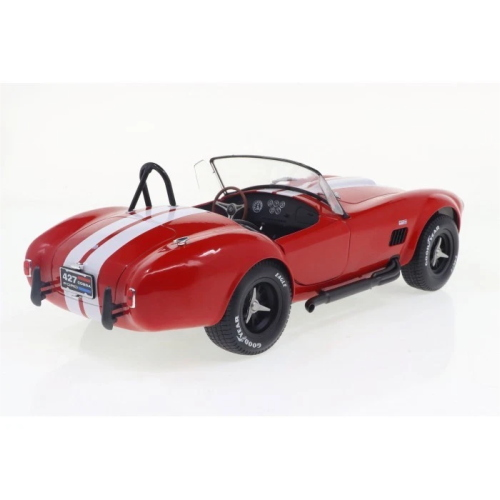 SHELBY COBRA 427 S/C SPIDER 1965 RED/WHITE 1:18 Solido Auto Stradali Modellino