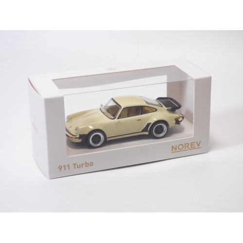PORSCHE 911 TURBO 1978 BEIGE JET CAR 1:43 REPRODUCTION 2026 Norev Auto Stradali Modellino