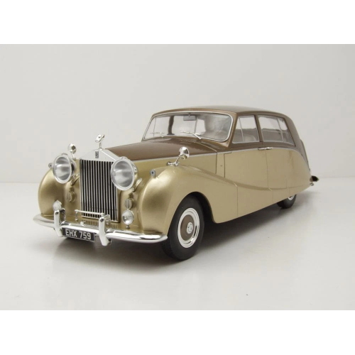 ROLLS ROYCE SILVER WRAITH EMPRESS BY HOOPER 1956 BROWN/GOLD 1:18 ModelCarGroup Auto Stradali Modellino