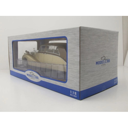 ROLLS ROYCE SILVER WRAITH EMPRESS BY HOOPER 1956 BROWN/GOLD 1:18 ModelCarGroup Auto Stradali Modellino