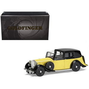 JAMES BOND 007 ROLLS ROYCE SEDANCE DE VILLE "GOLDFINGER" 1:36 Corgi Movie Modellino