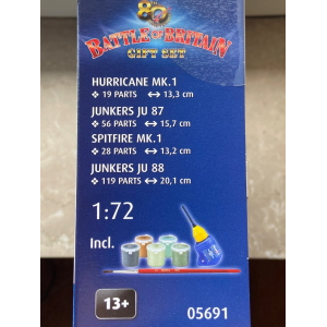 BATTLE OF BRITAIN 85TH ANNIVERSARY SET KIT 1:72 Revell Kit Aerei Modellino