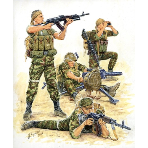 MODERN RUSSIAN SPECIAL FORCE KIT 1:35 Zvezda Kit Figure Militari Modellino