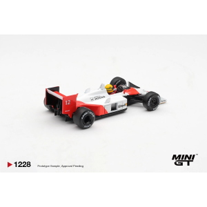 MCLAREN MP4/4 N.11 ALAINPROST JAPANESE GRAND PRIX 2ND PLACE 1988 1:64 Mini GT Formula 1 Modellino