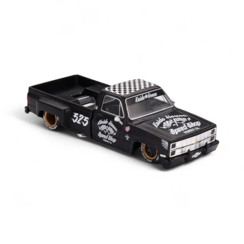 CHEVROLET SILVERADO DUALLYHOT ROD V1 1980 1:64 Mini GT Tuning Modellino
