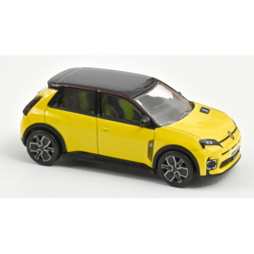 RENAULT 5 E-TECH ELECTRIC 2024 YELLOW/BLACK (REPROD 2026) 1:64 Norev Auto Stradali Modellino
