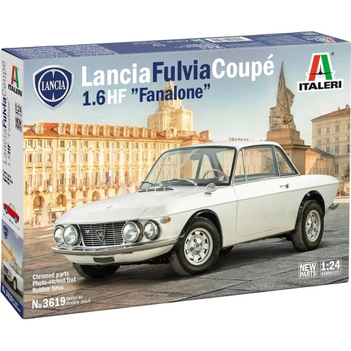 LANCIA FULVIA COUPÈ 1.6 HF FANALONE KIT 1:24 Italeri Kit Auto Modellino