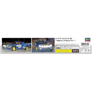 LANCIA STRATOS HF 1980 MONTE CARLO RALLY KIT 1:24 Italeri Kit Auto Modellino