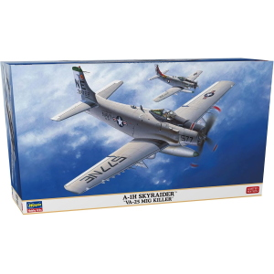 A-1H SKYRAIDER VA-25 MIG KILLER KIT 1:72 Hasegawa Kit Aerei Modellino