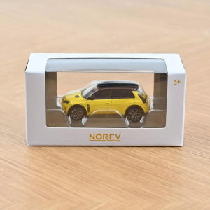 RENAULT 5 E-TECH ELECTRIC 2024 YELLOW/BLACK (REPROD 2026) 1:64 Norev Auto Stradali Modellino