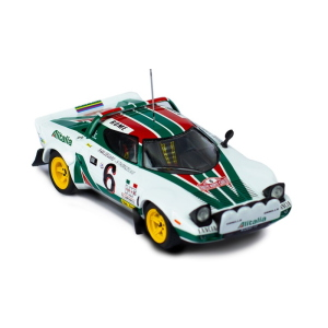 LANCIA STRATOS HF N.6 2nd RALLY MONTECARLO 1976 WALDEGAARD-THORSZEL.1:87 Brekina Auto Rally Modellino