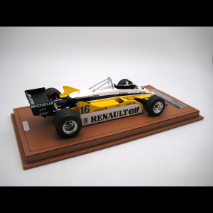 RENAULT RE30B WINNER ITALY GP 1982 ARNOUX CON VETRINA 1:18 Tecnomodel Formula 1 Modellino