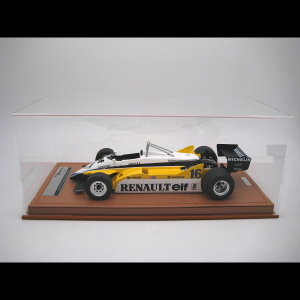 RENAULT RE30B WINNER ITALY GP 1982 ARNOUX CON VETRINA 1:18 Tecnomodel Formula 1 Modellino