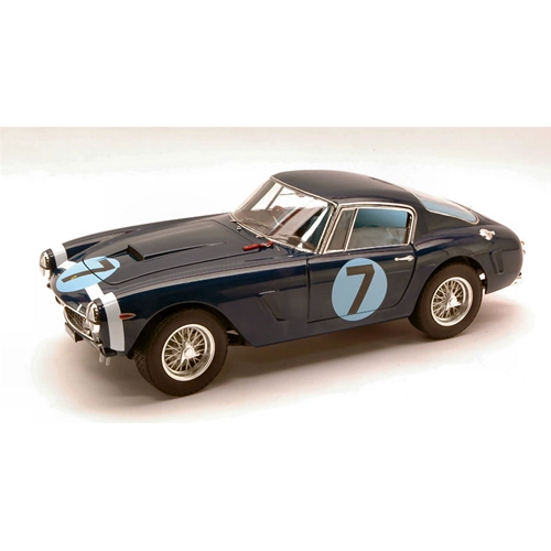 FERRARI 250 GT BERLINETTA PASSO CORTO SWB N.7 TOURIST TROPHY 1961 1:18 Hot Wheels Auto Competizione Modellino