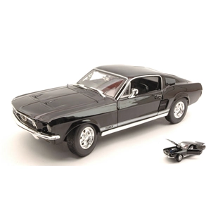 FORD MUSTANG GTA FASTBACK 1967 BLACK 1:18 Maisto Auto Stradali Modellino
