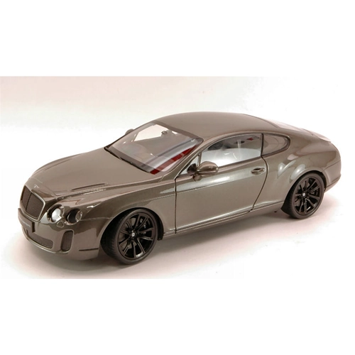 BENTLEY CONTINENTAL GT SUPERSPORTS 2009 GUN SILVER 1:18 Welly Auto Stradali Modellino
