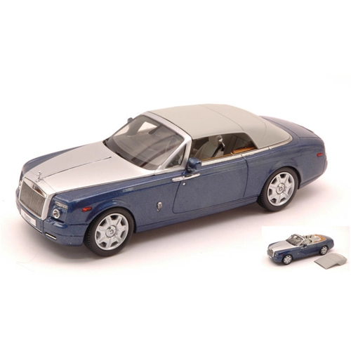 ROLLS ROYCE PHANTOM D METALLIC 2013 BLUE/SILVER 1:43 Kyosho Auto Stradali Modellino