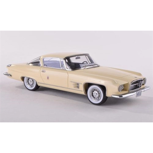 CHRYSLER DUAL GHIA L6.4 HARD TOP COUPE' 1960 LIGHT YELLOW 1:43 Neo Scale Models Auto Stradali Modellino
