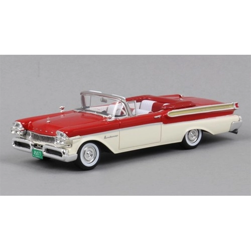MERCURY HIGHWAY CONVERTIBLE 1957 RED/WHITE 1:43 Neo Scale Models Auto Stradali Modellino
