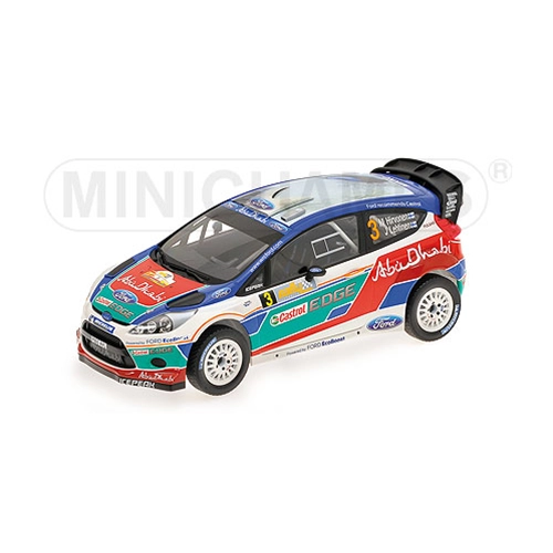 FORD FIESTA RS WRC N.3 WINNER AUSTRALIA 2011 HIRVONEN-LEHTINEN 1:18 Minichamps Auto Rally Modellino