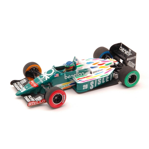 BENETTON G.BERGER 1986 N.20 USA GP 1:43 Minichamps Formula 1 Modellino