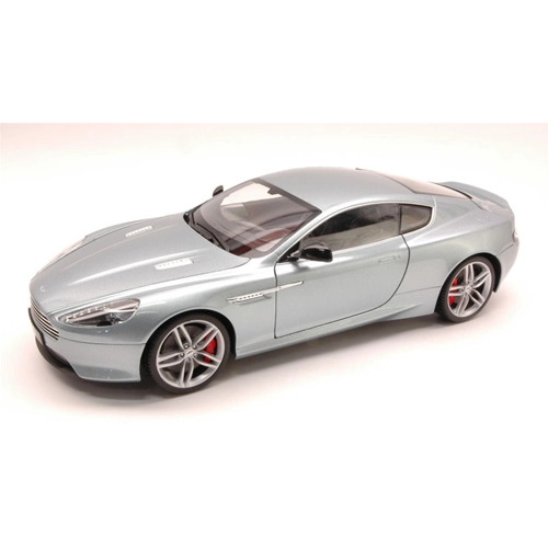 ASTON MARTIN DB9 COUPE' 2005 SILVER 1:18 Welly Auto Stradali Modellino