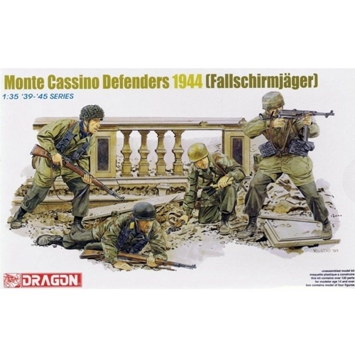 MONTECASSINO DEFENDERS 1944 KIT 1:35 Dragon Kit Figure Militari Modellino