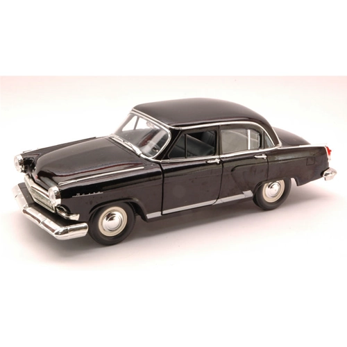 GAZ 21 (RUSSIAN CAR) 1970 BLACK 1:24 Yat Ming Auto Stradali Modellino