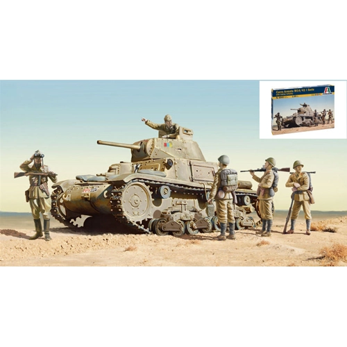 M14/41 WITH ITALIAN CREW KIT 1:35 Italeri Kit Mezzi Militari Modellino
