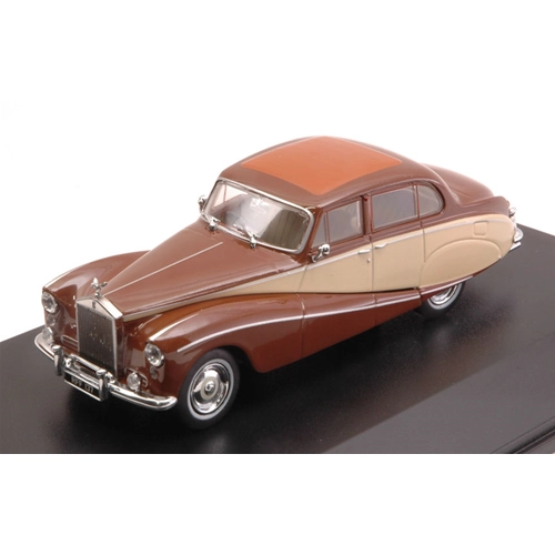 ROLLS ROYCE SILVER CLOUD HOOPER EXPRESS 1958 BROWN/BEIGE 1:43 Oxford Auto Stradali Modellino