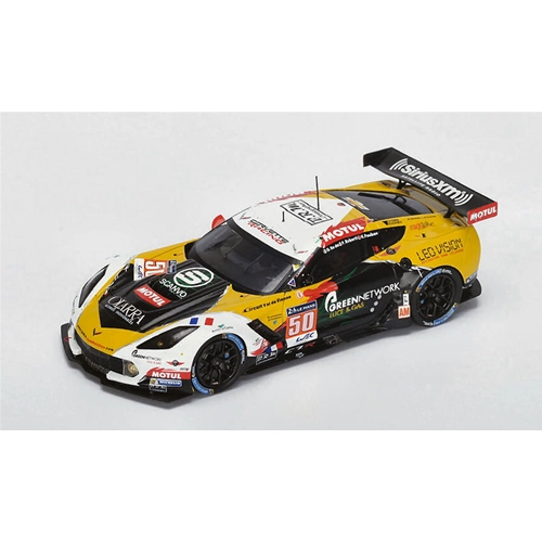 CORVETTE C7.R N.50 DNF LMGTE LE MANS 2015 G.RODA-P.RUBERTI-K.POULSEN 1:18 Spark Model Auto Competizione Modellino