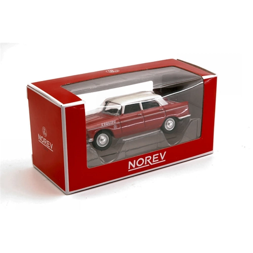 PEUGEOT 404 1961 "CYCLISTE DIRECTEUR DE LA COURSE" 1:64 Norev Veicoli Commerciali Modellino