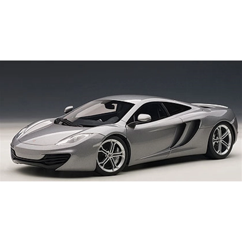 MC LAREN MP4-12C 2011 SILVER 1:18 AutoArt Auto Stradali Modellino