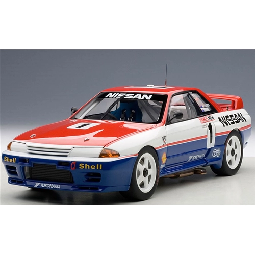 NISSAN SKYLINE GT-R N.1 WINNER BATHURST 1991 J.RICHARDS-M.SKAIFE 1:18 AutoArt Auto Competizione Modellino