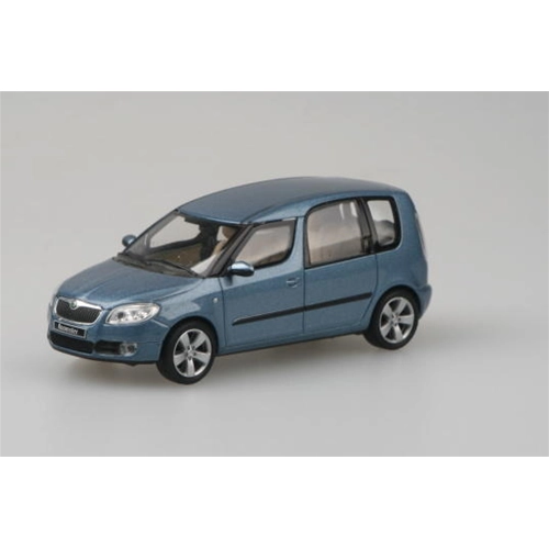 SKODA ROOMSTER 2008 SATIN GREY METALLIC 1:43 Abrex Auto Stradali Modellino