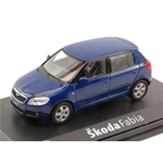 SKODA FABIA II 2007 BLUE DYNAMIC 1:43 Abrex Auto Stradali Modellino