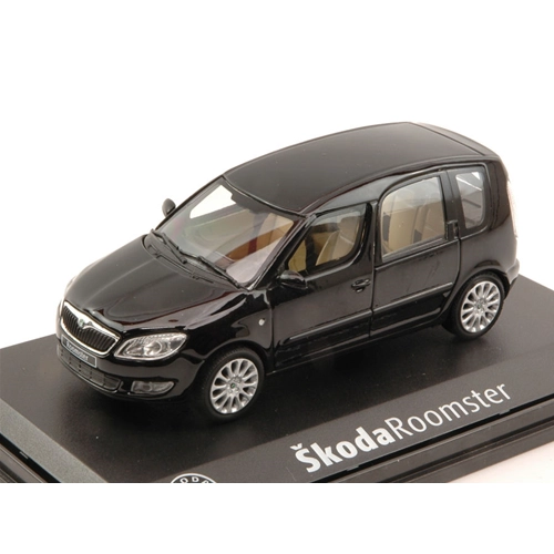 SKODA ROOMSTER FACELIFT 2010 BLACK MAGIC 1:43 Abrex Auto Stradali Modellino