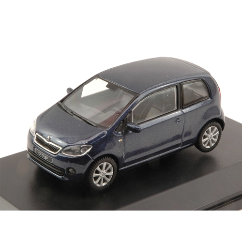 SKODA CITIGO 3 DOORS 2011 NIGHT BLUE METALLIC 1:43 Abrex Auto Stradali Modellino