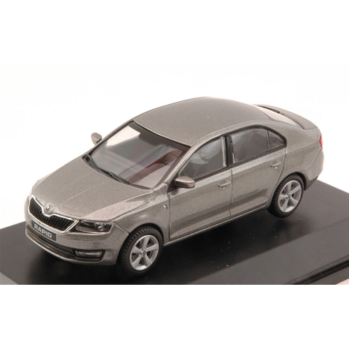 SKODA RAPID 2012 CAPPUCCINO BEIGE METALLIC 1:43 Abrex Auto Stradali Modellino