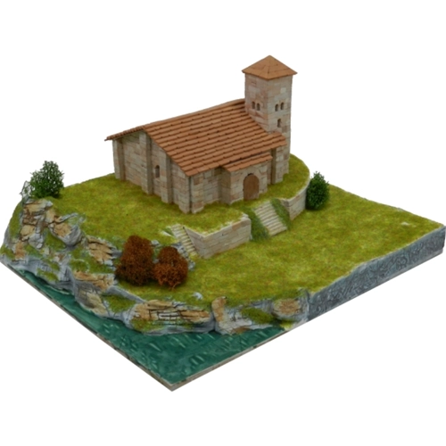 CHIESA ROMANICA DE SANTA CECILIA SPAIN SEC.XII PCS 1400 KIT 1:150 Aedes Ars Kit Art.Vari Modellino