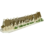 BIBURY ARLINGTON ROW ENGLAND SEC.XIV PCS 5550 KIT 1:87 Aedes Ars Kit Art.Vari Modellino