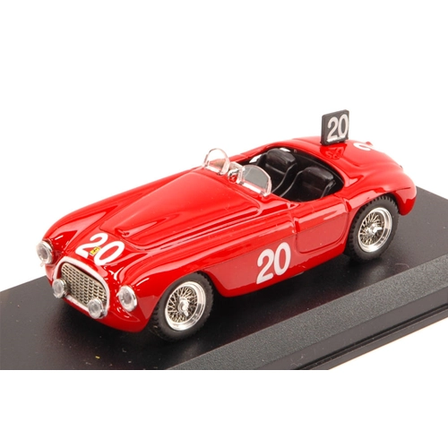FERRARI 166 MILLE MIGLIA SPA1949 N.20 1:43 Art Model Auto Competizione Modellino