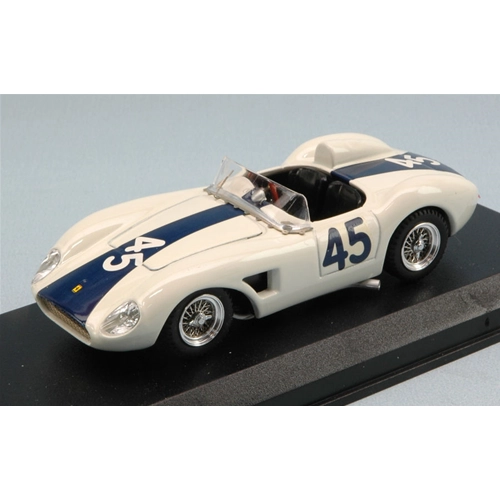 FERRARI 500 TRC '1958 N.45 WHITE 1:43 Art Model Auto Competizione Modellino