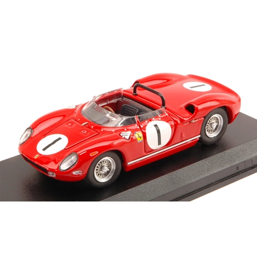 FERRARI 250 P N.1 2nd 500 KM BRIDGEHAMPTON 1963 P.RODRIGUEZ 1:43 Art Model Auto Competizione Modellino