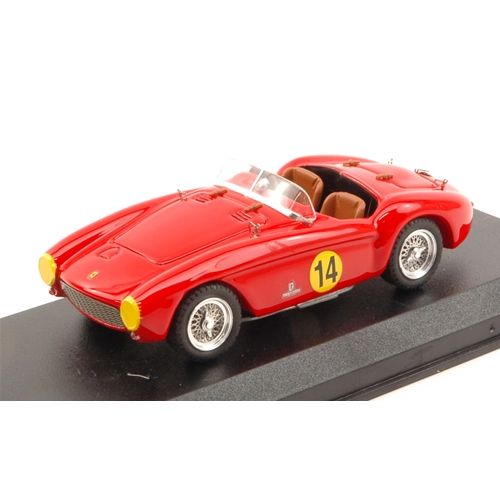 FERRARI 500 MONDIAL N.14 5th CLASS GP SPA 1954 HERMAN ROOSDORP 1:43 Art Model Auto Competizione Modellino