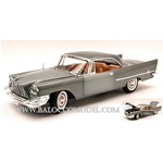 CHRYSLER 300C 1957 GREY METALLIC 1:18 Auto World Auto Stradali Modellino