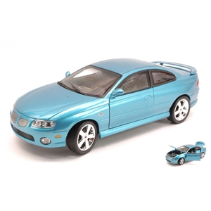 PONTIAC GTO COUPE' 2004 METALLIC BLUE 1:18 Auto World Auto Stradali Modellino