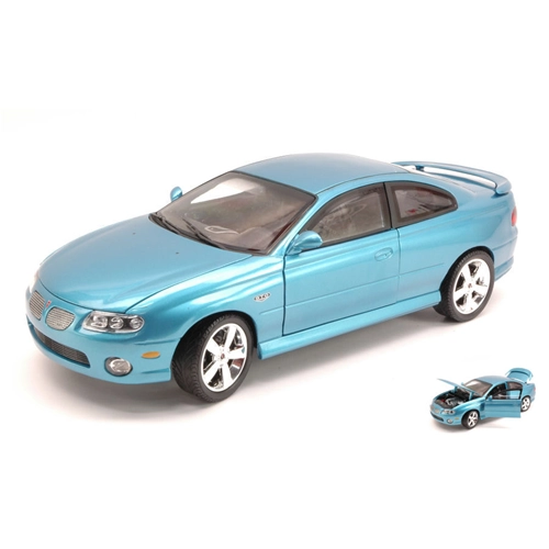 PONTIAC GTO COUPE' 2004 METALLIC BLUE 1:18 Auto World Auto Stradali Modellino