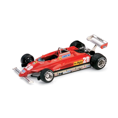 FERRARI 126 C 2 D.PIRONI 1982 N.28 WINNER SAN MARINO GP 1:43 Brumm Formula 1 Modellino